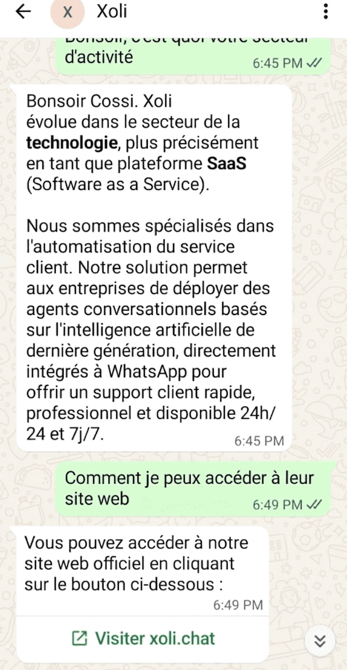 WhatsApp Flow Screenshot